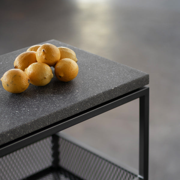 Carrinho Hertz | Tampo Concreto e Granilite