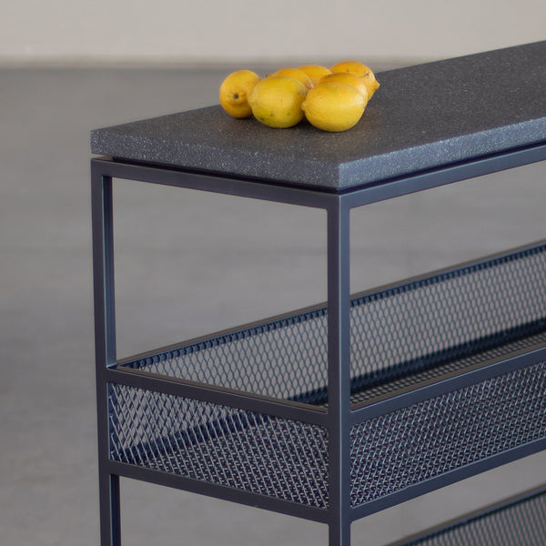 Carrinho Hertz | Tampo Concreto e Granilite