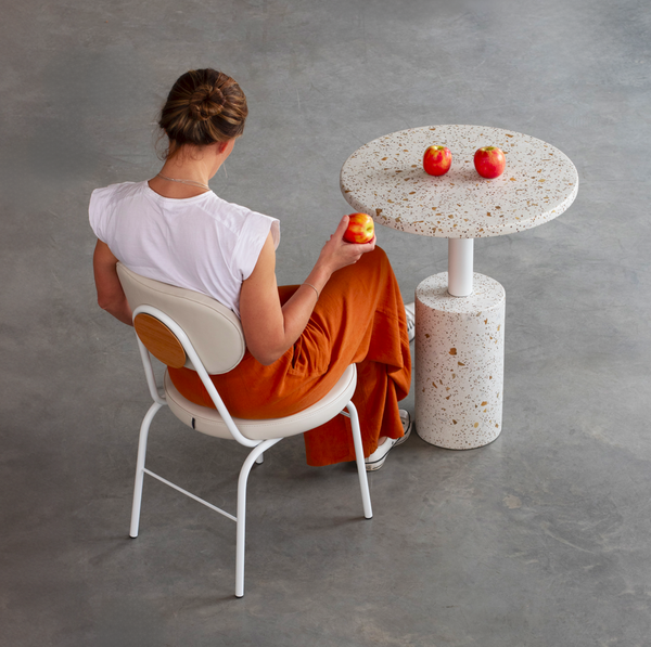 Mesa Bouman Neck Sol | Tampo Concreto e Granilite
