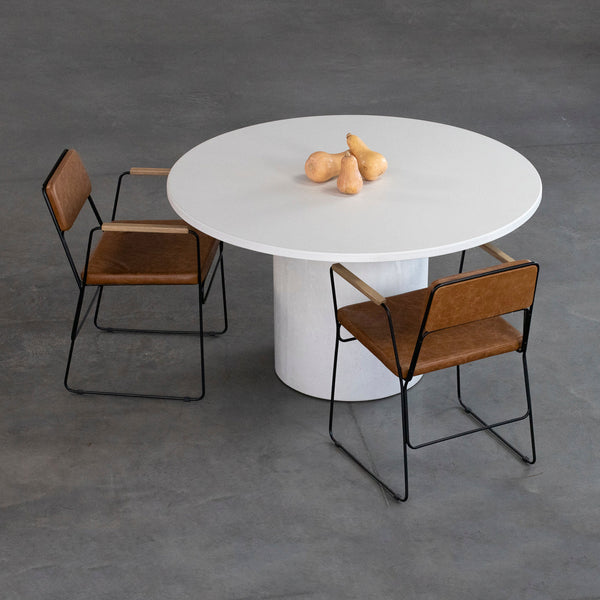 Mesa Bouman Solo | Tampo Concreto & Granilite | Base Concreto & Granilite