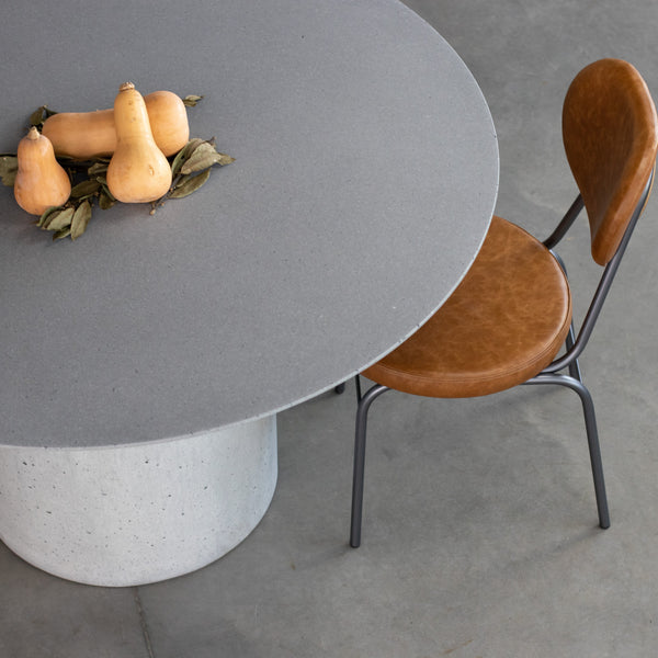 Mesa Bouman Solo | Tampo Concreto & Granilite | Base Concreto & Granilite
