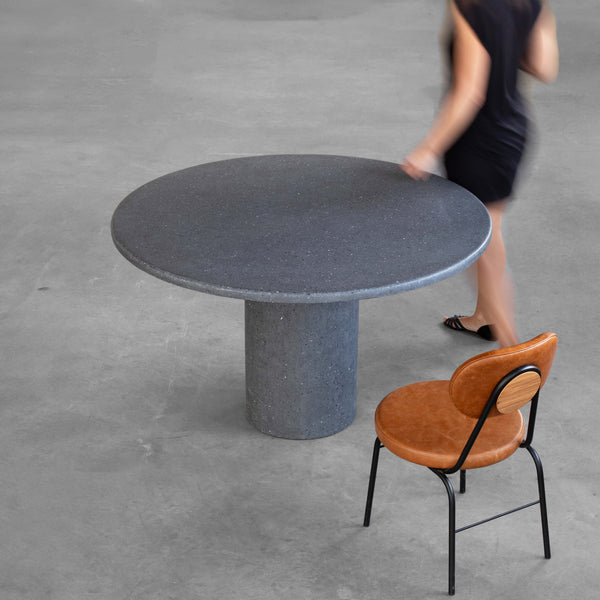 Mesa Bouman Solo | Tampo Concreto & Granilite | Base Concreto & Granilite