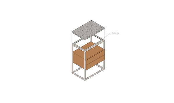 Mesa de Cabeceira Hertz