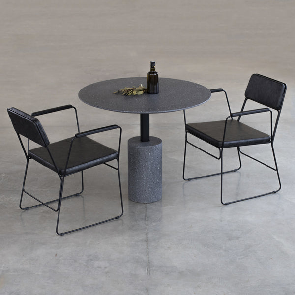 Mesa Bouman Neck Sol | Tampo Concreto e Granilite