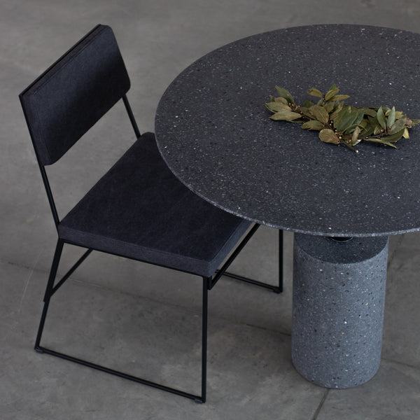 Mesa Bouman Neck Sol | Tampo Concreto e Granilite