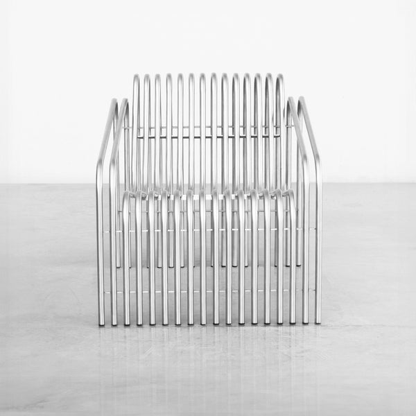 Poltrona Co-Seno Inox - Pronta entrega