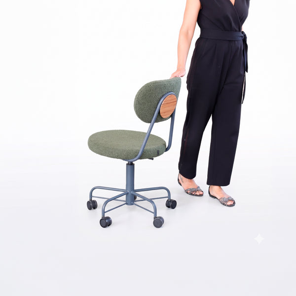 Cadeira Bouman Giratória Sem Braço