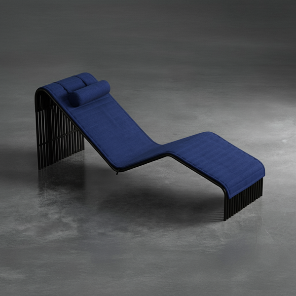 Espreguiçadeira Zeta INOX com Capa estofada