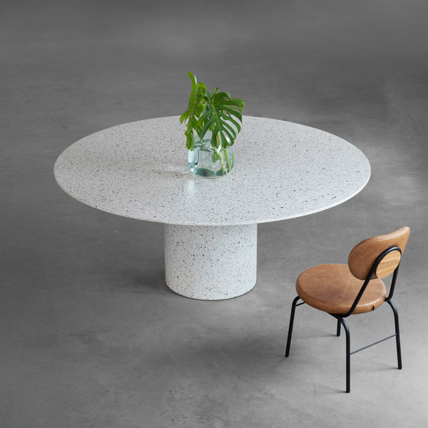 Mesa Bouman Solo | Tampo Concreto & Granilite | Base Concreto & Granilite